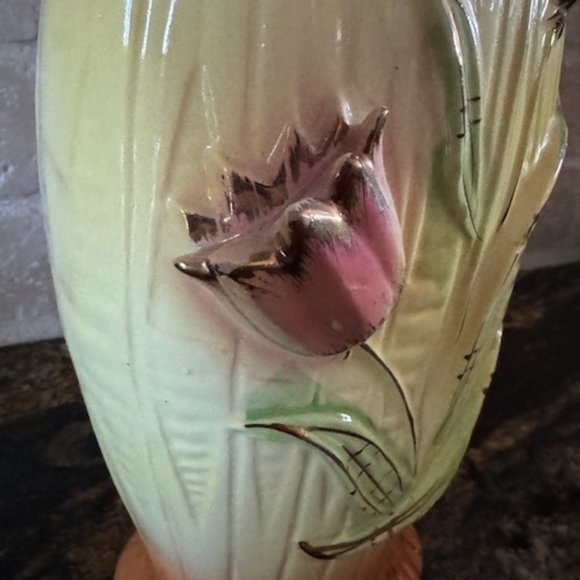Vintage ceramic tulip Vase - Picture 8 of 9